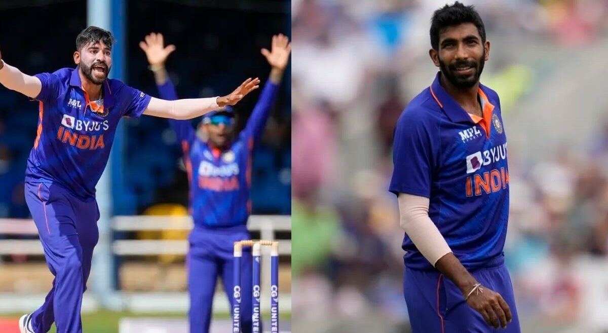 Mohammed Siraj, Jasprit Bumrah (Image Source: Twitter)