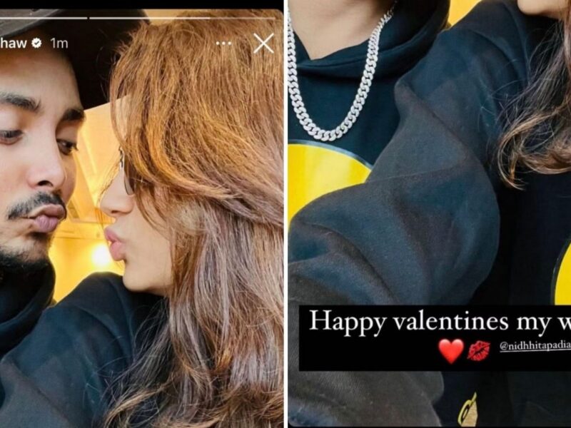 Prithvi Shaw, Nidhi Tapadia