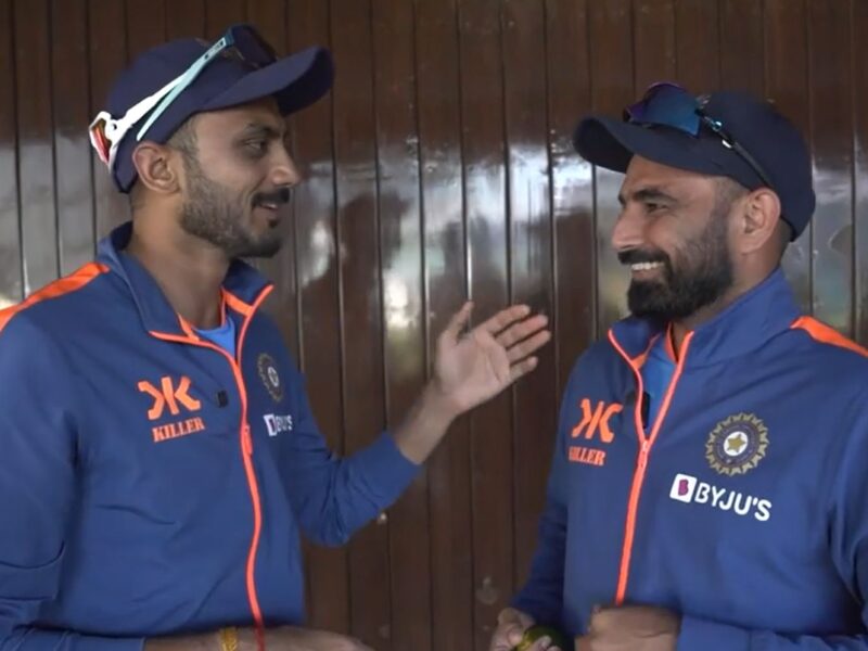 Axar PAtel and Mohammad Shami. PC_ BCCI