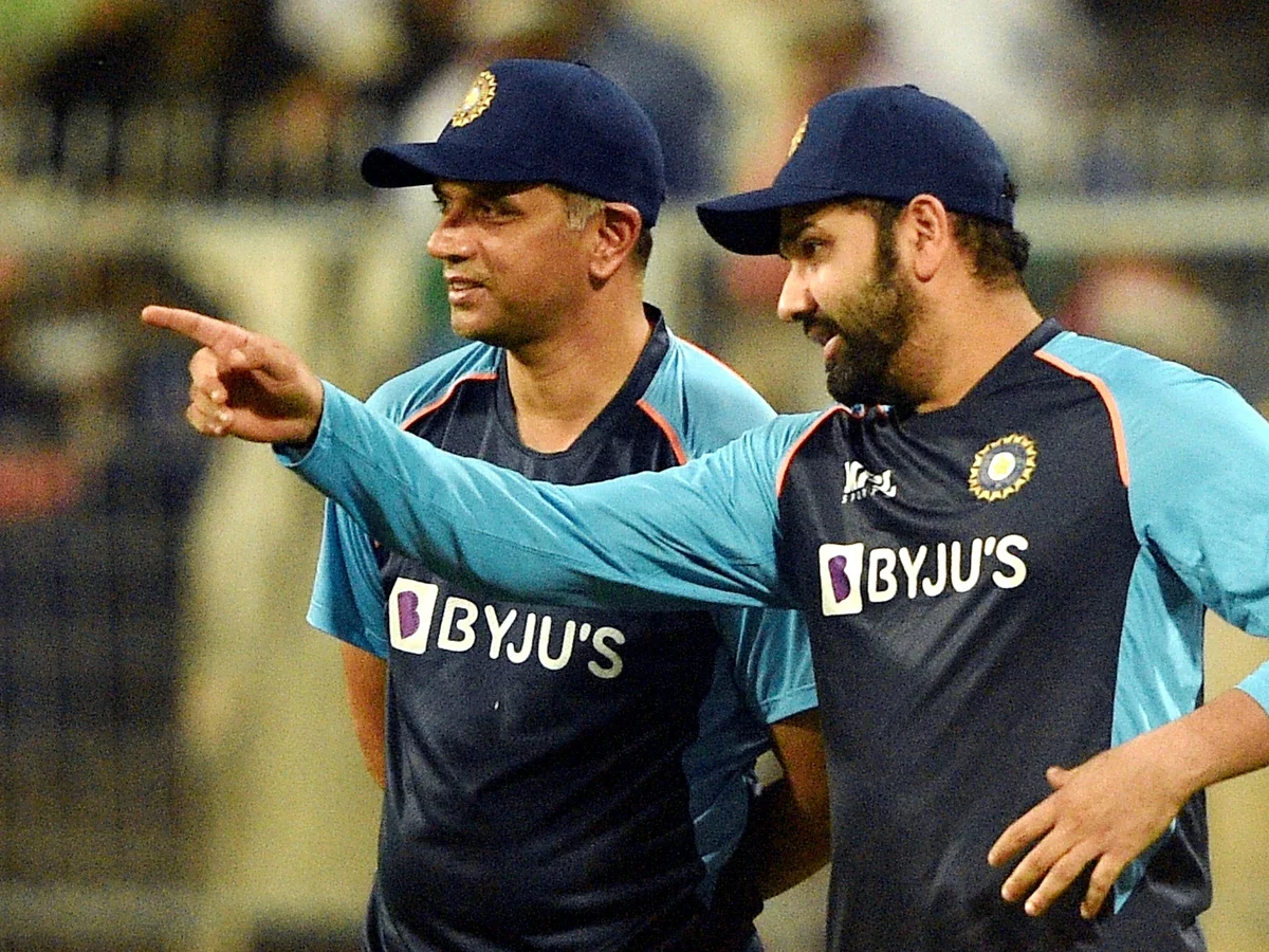 Rohit Sharma and Rahul Dravid