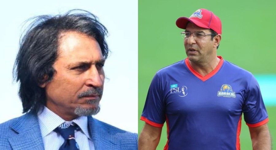 Ramiz Raja and Wasim Akram. PC- Twitter