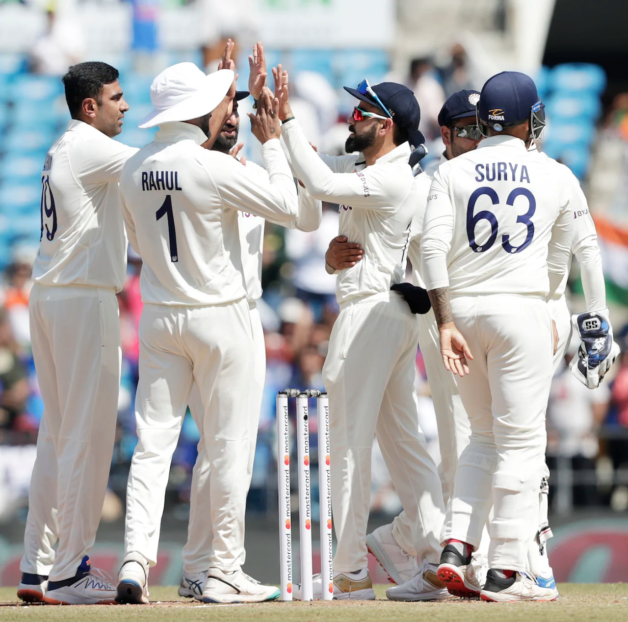 Ravi Ashwin and Virat Kohli. PC- BCCI