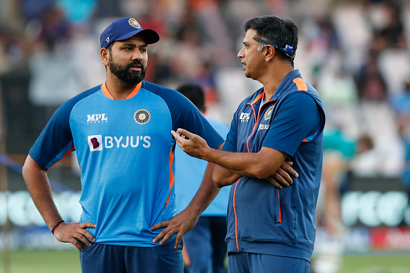 Rohit Sharma and Rahul Dravid 1. PC- Getty