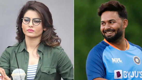 Urvashi Rautella and RIshabh Pant. PC- Twitter