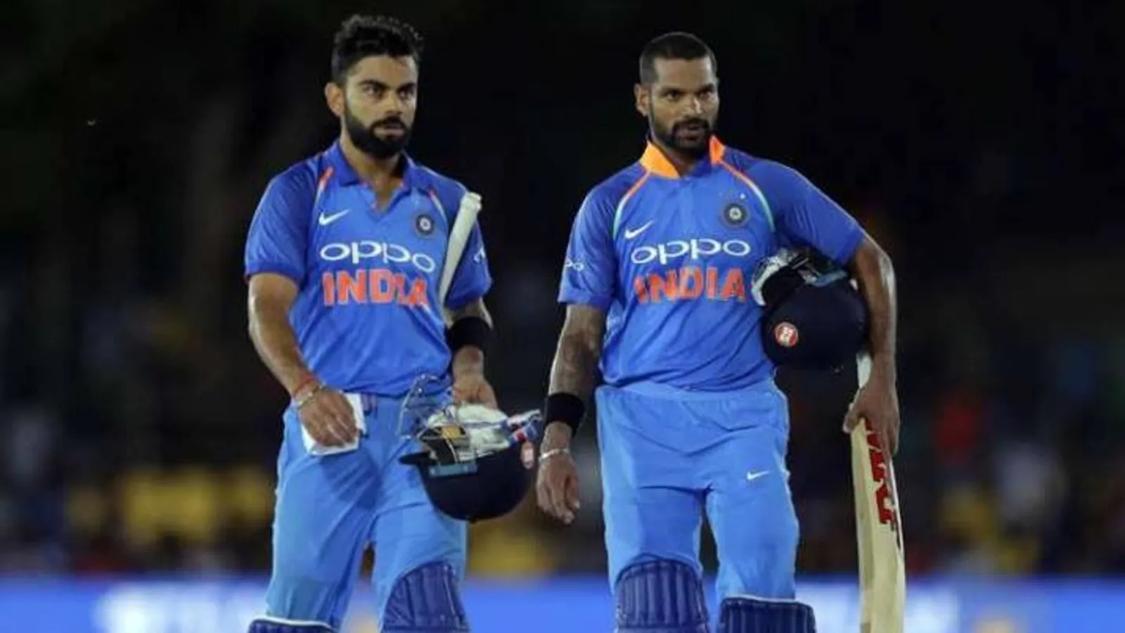 Shikhar Dhawan and Virat Kohli