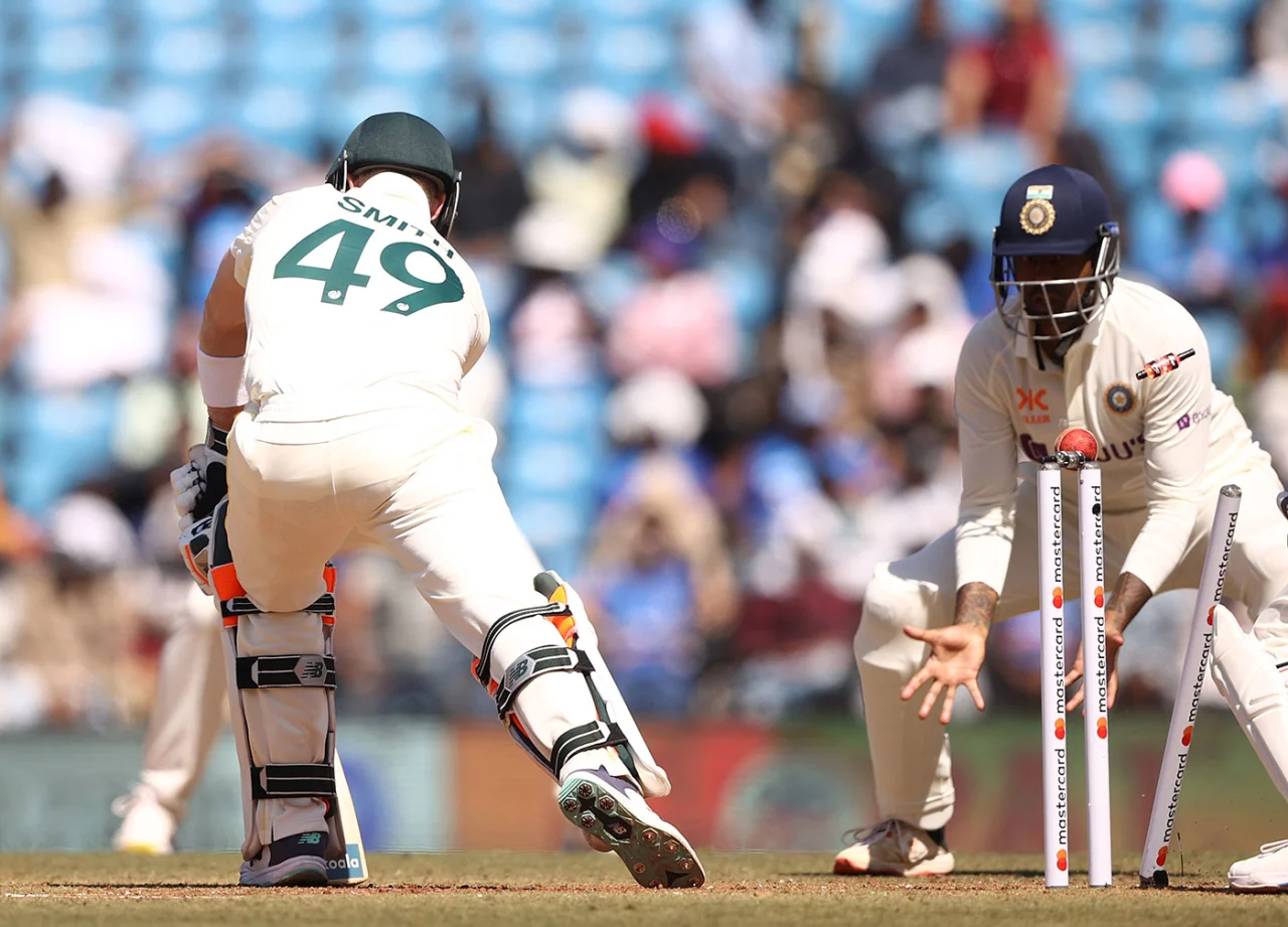 Steve Smith clean bowled by Jadeja. PC- BCCI