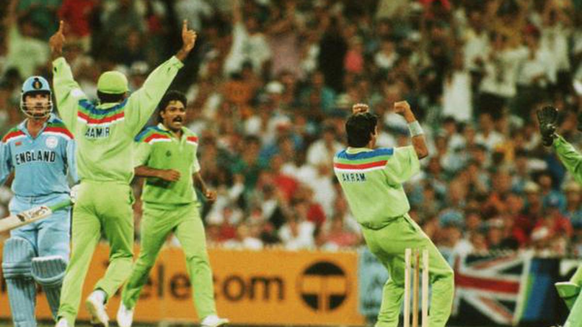 Wasim Akram in 1992 WC 