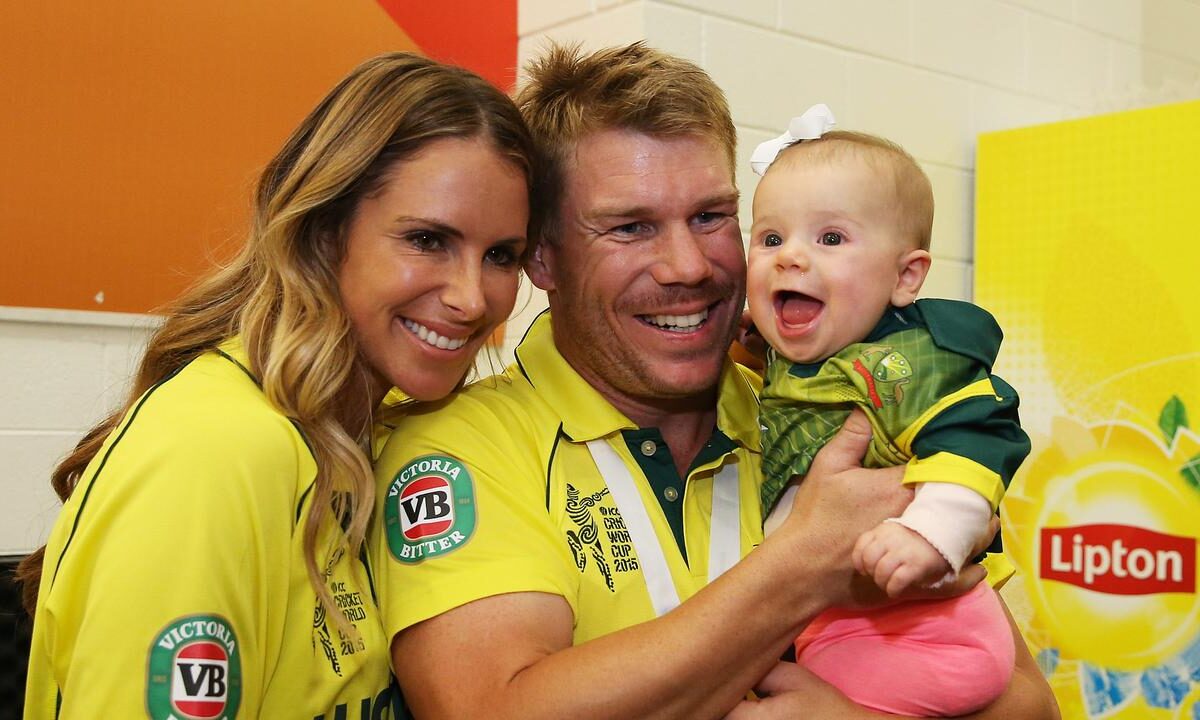 David Warner and Candice Warner