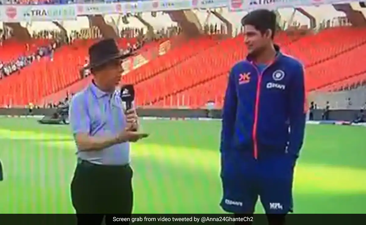 Sunil Gavaskar and Shubman Gill. IND vs AUS