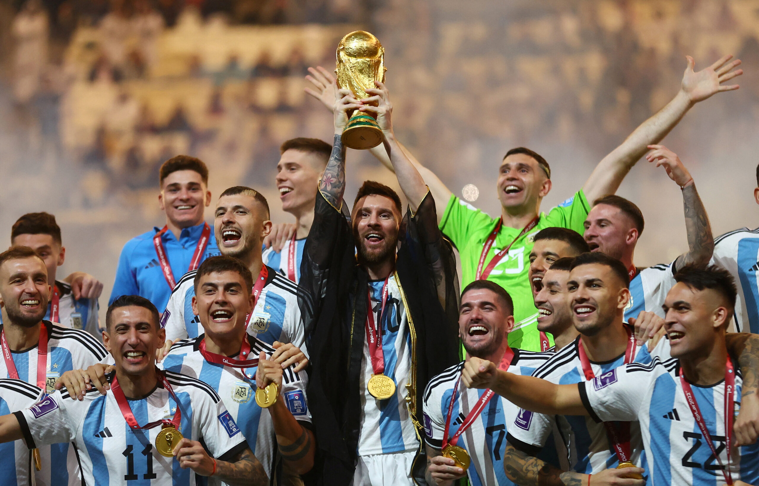 Lionel Messi To Gift 35 Gold Iphone 14'S Worth £175,000 To The Argentina Players And Staff Which Won The World Cup 2 Lionel Messi