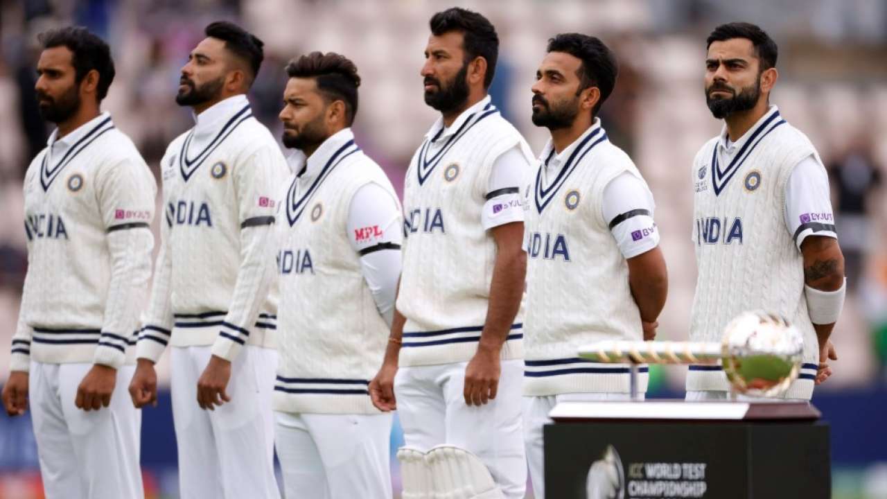 Indian squad in 2021 WTC Final 