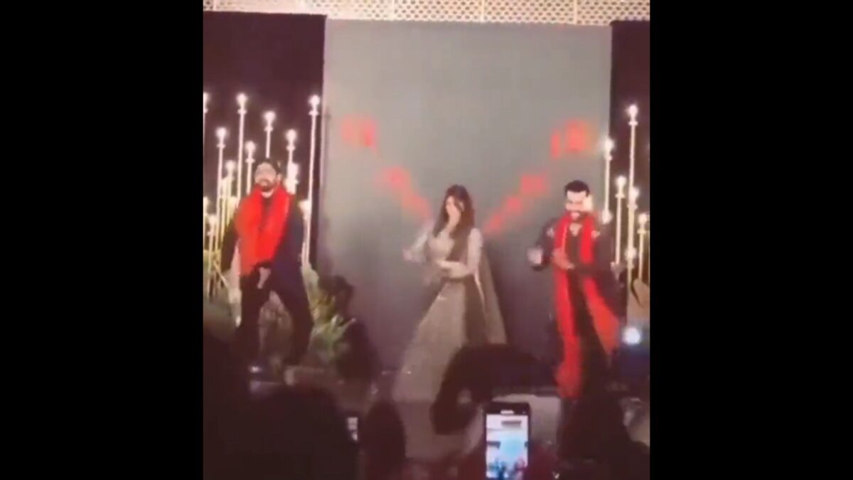 Rohit Sharma dancing with wife Ritika Sajdeh