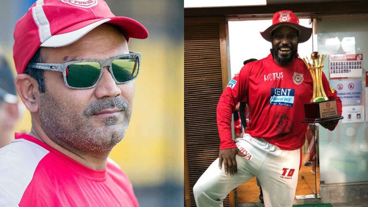 Chris Gayle and Virender Sehwag