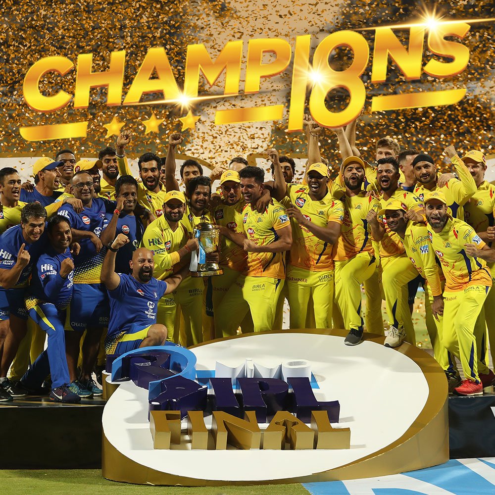 IPL 2018 winners