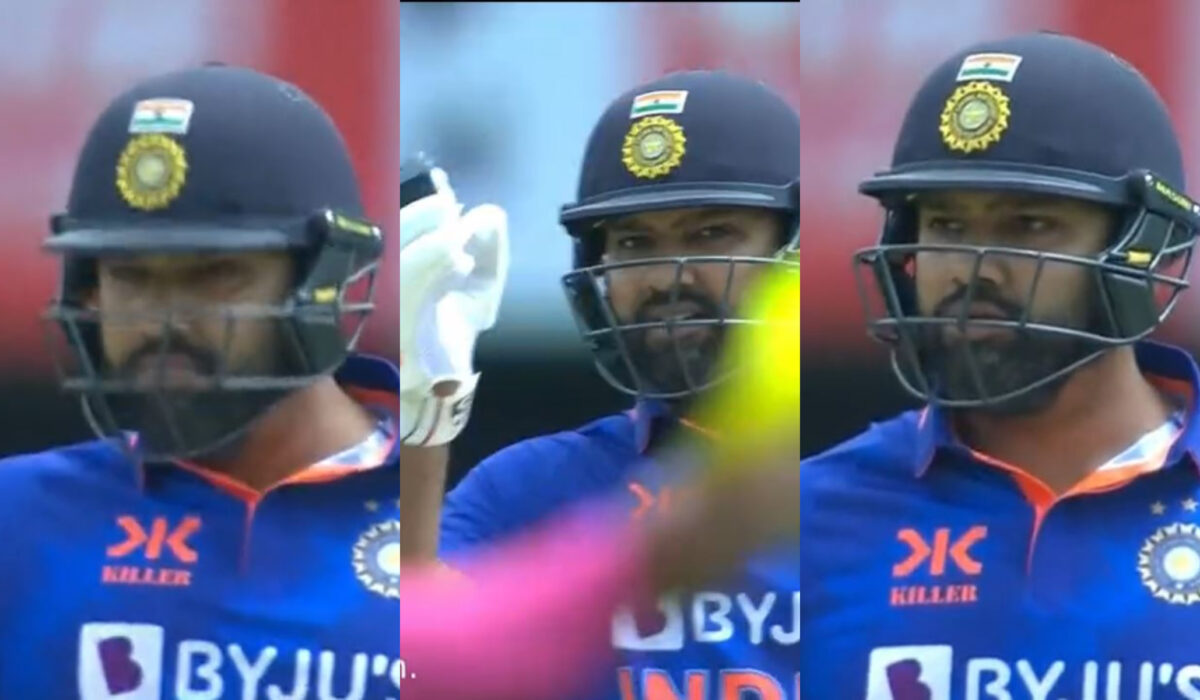 IND vs AUS: Watch- Rohit Sharma Angry At Spider Cam On The 1st Ball Of 2nd ODI 1