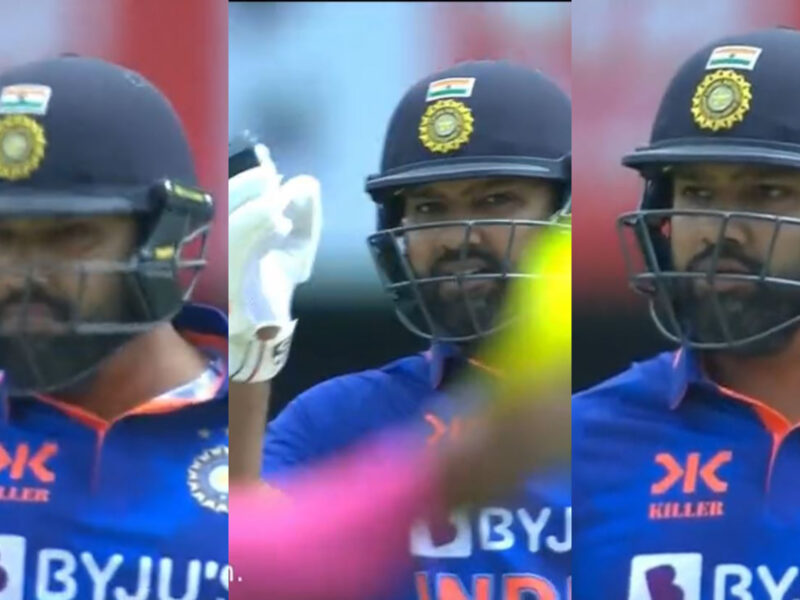IND vs AUS: Watch- Rohit Sharma Angry At Spider Cam On The 1st Ball Of 2nd ODI 2