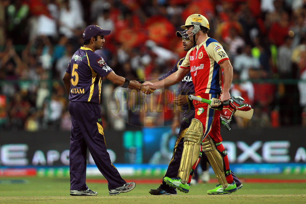 Gautam Gambhir and Ab de Villiers