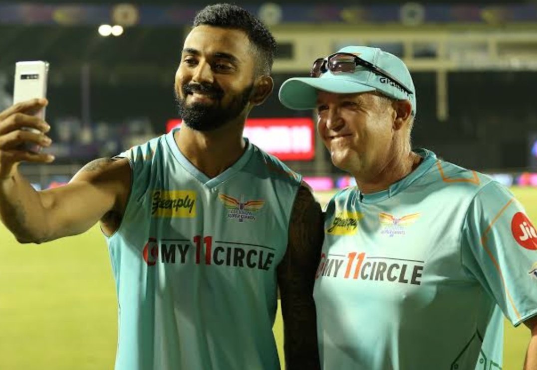 KL Rahul And Andy Flower