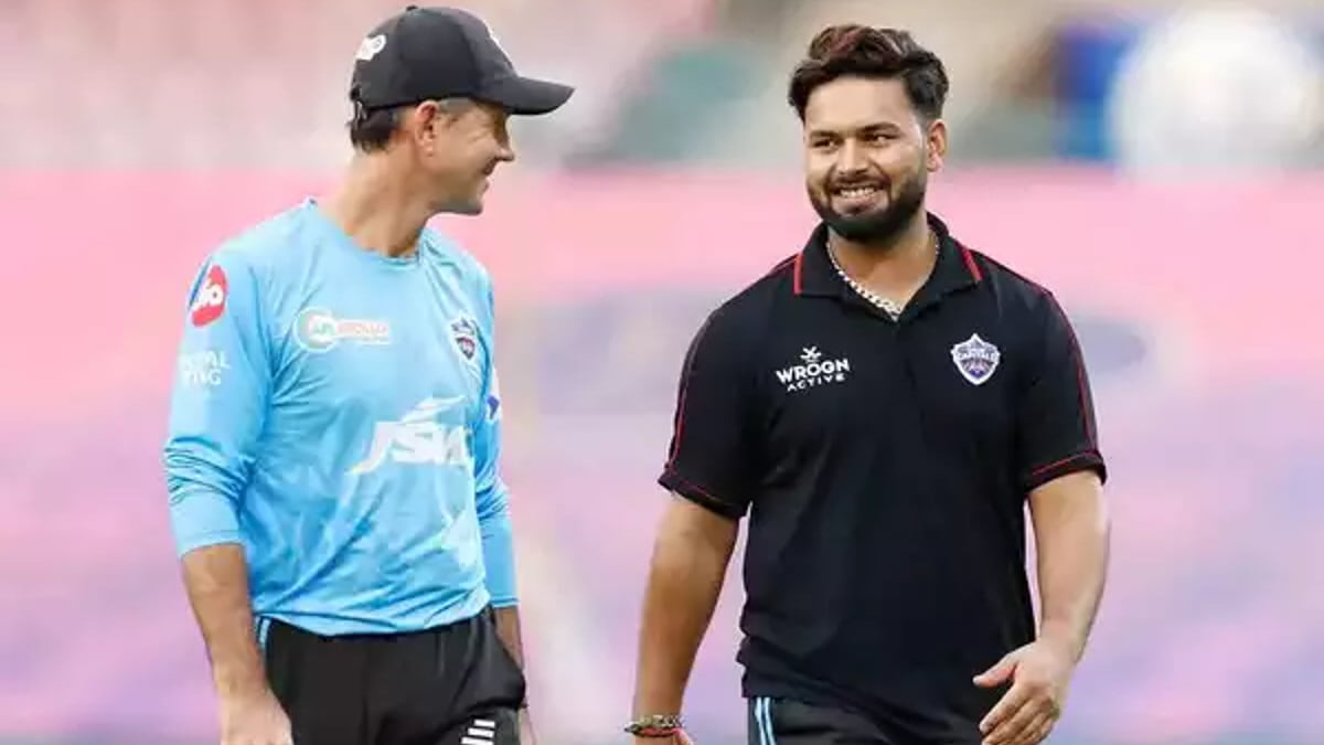 Rishabh Pant and Ricky Ponting