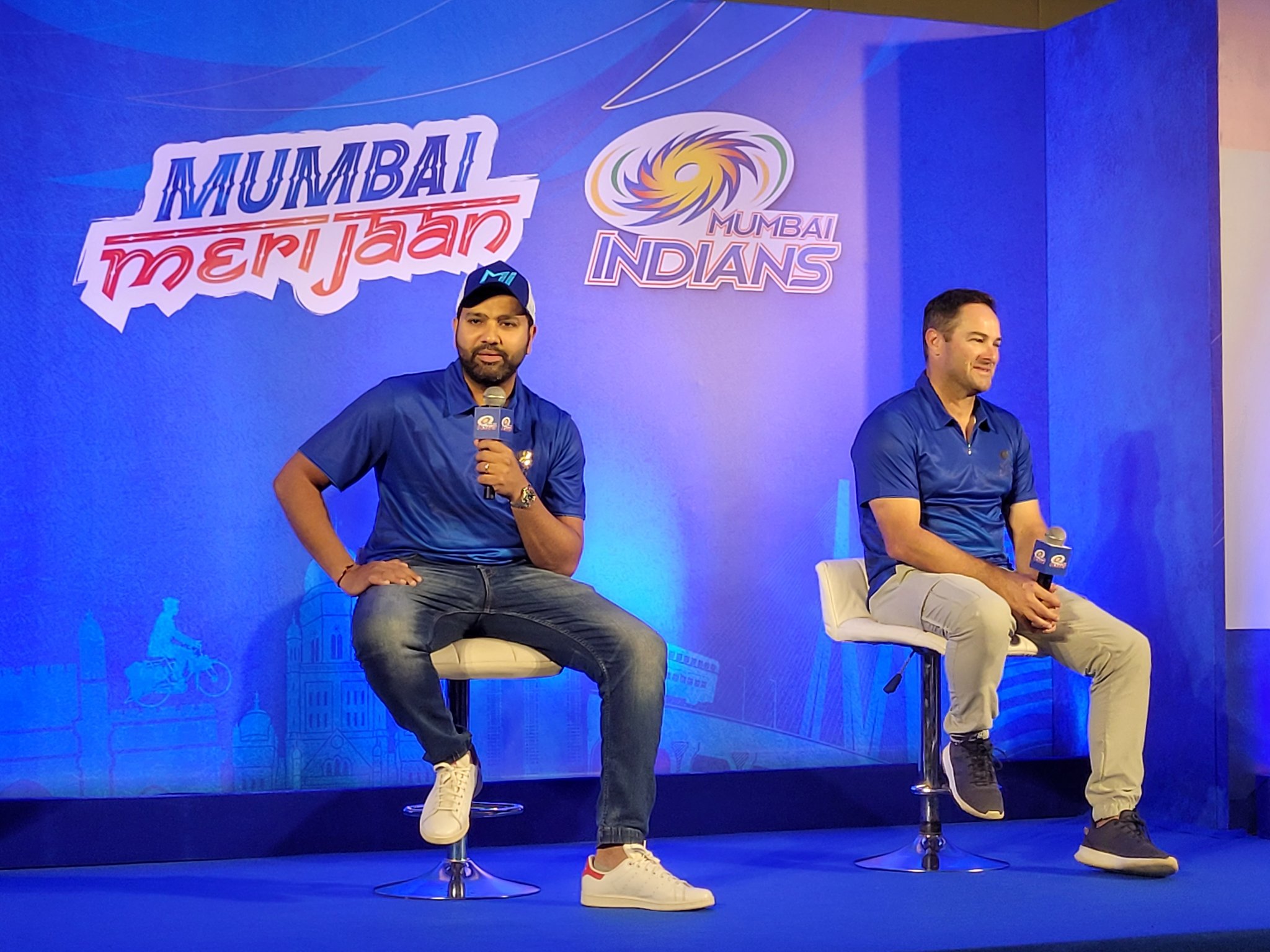 Rohit Sharma and Mark Boucher