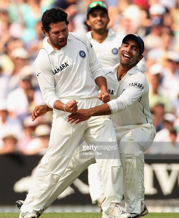 Sachin Tendulkar and Dinesh Karthik