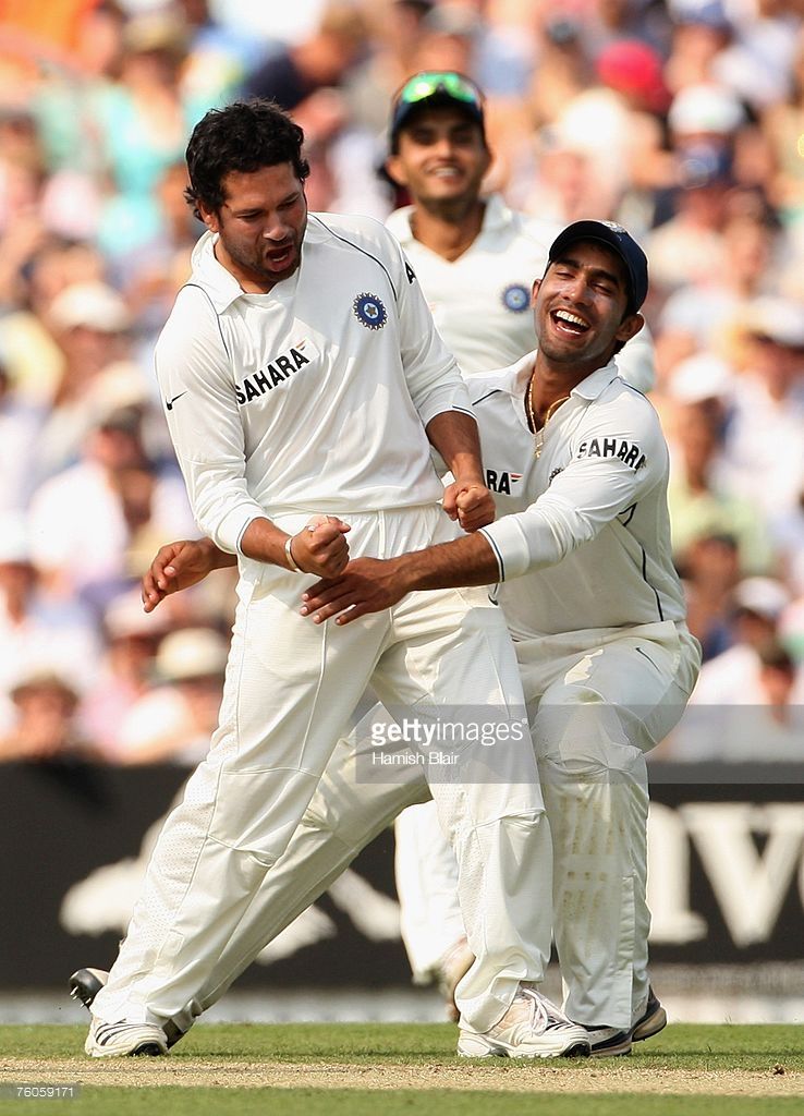 Sachin Tendulkar and Dinesh Karthik
