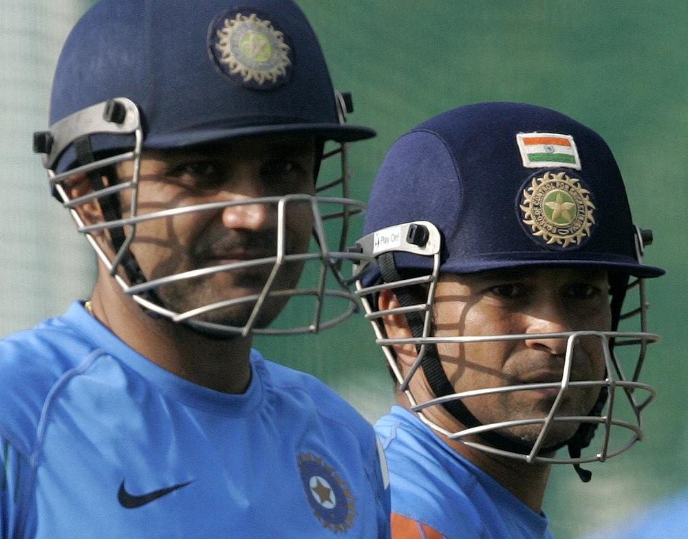 Sachin Tendulkar and Virender Sehwag