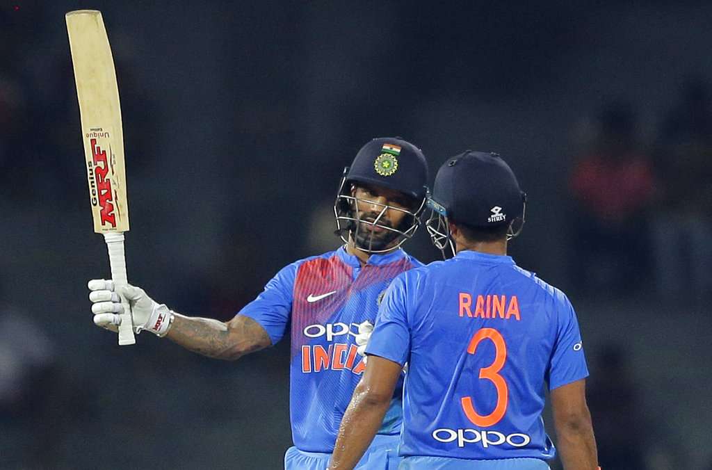 Shikhar Dhawan and Suresh Raina