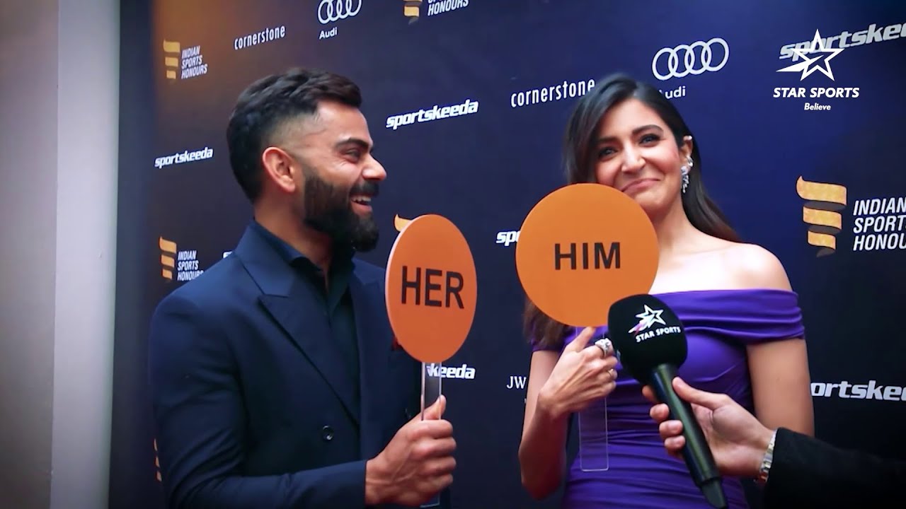 Virat Kohli and Anushka Sharma at India Sports Honours 2023