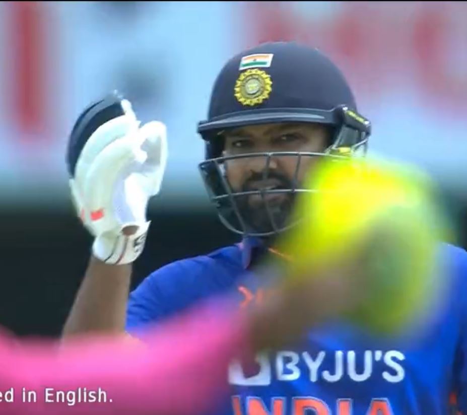 IND vs AUS: Watch- Rohit Sharma Angry At Spider Cam On The 1st Ball Of 2nd ODI 3