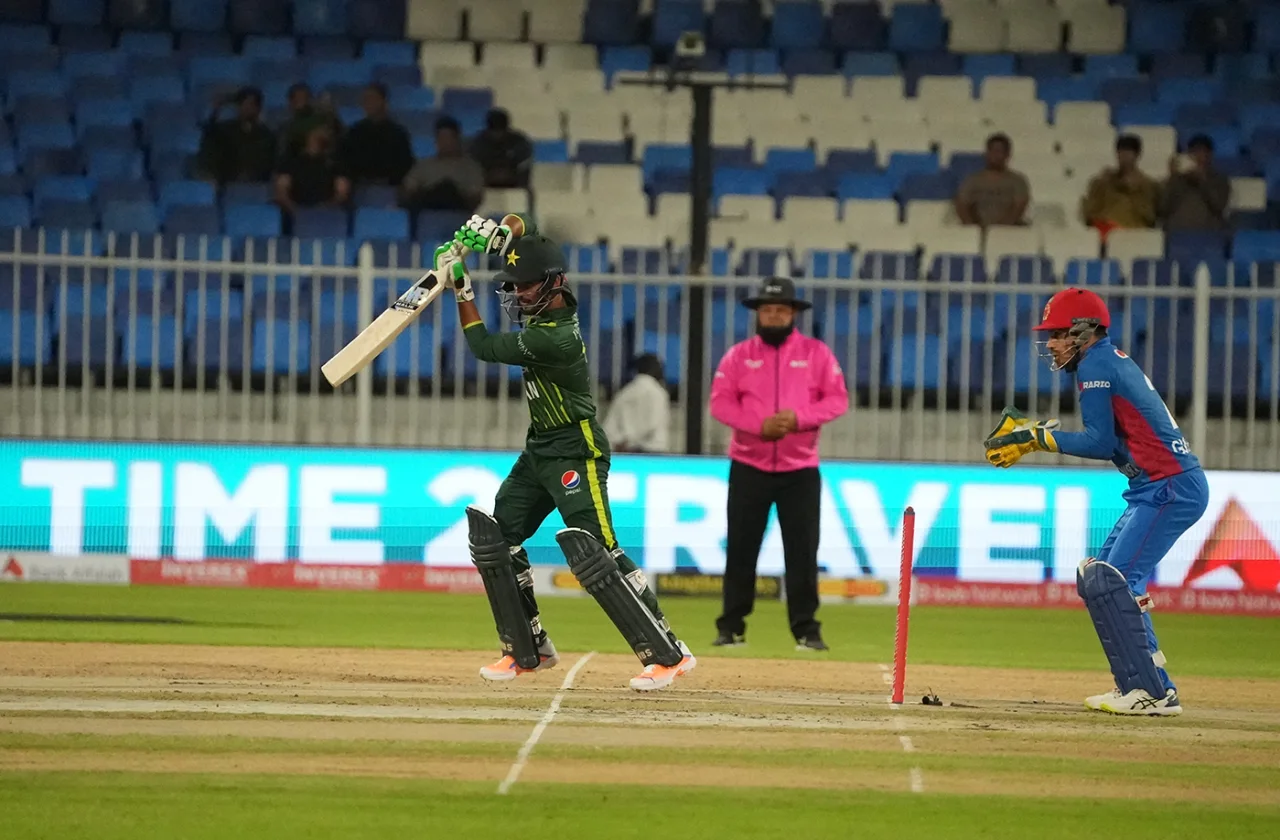 Saim Ayub in 3rd T20I against Afghanistan 