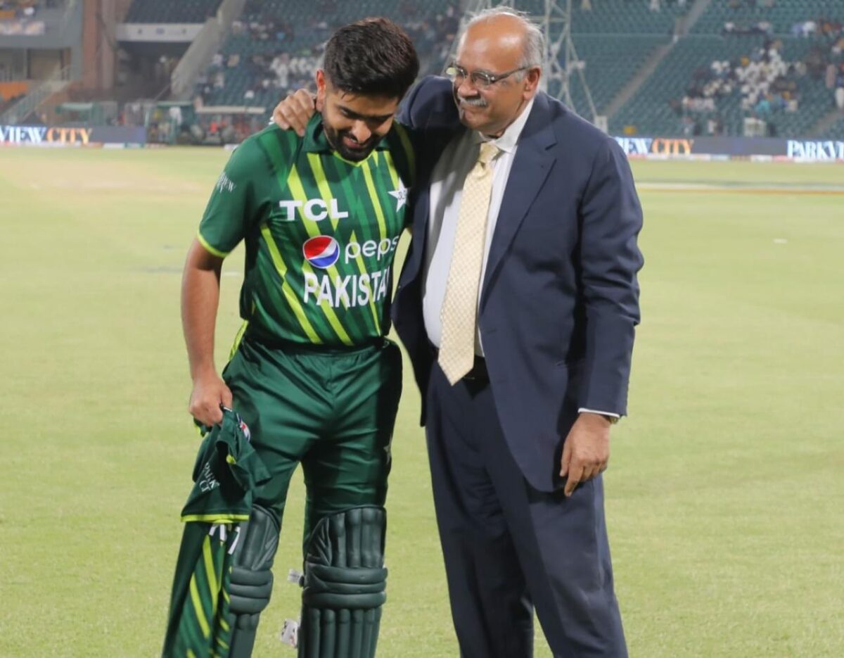 Babar Azam and Najam Sethi