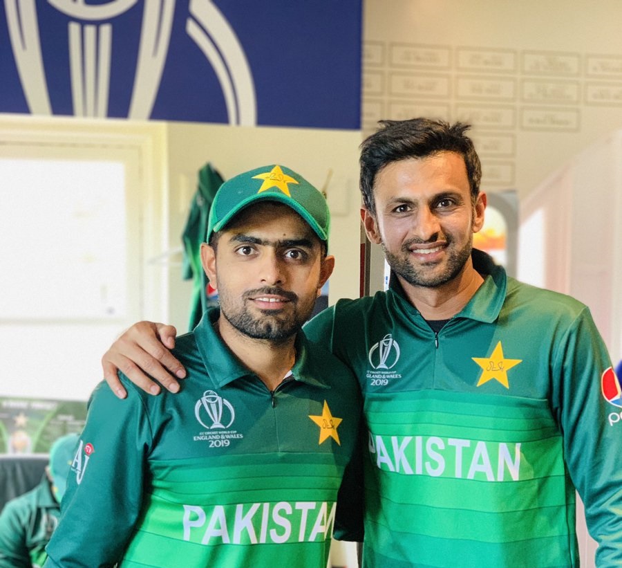 Babar Azam and Shoaib Malik