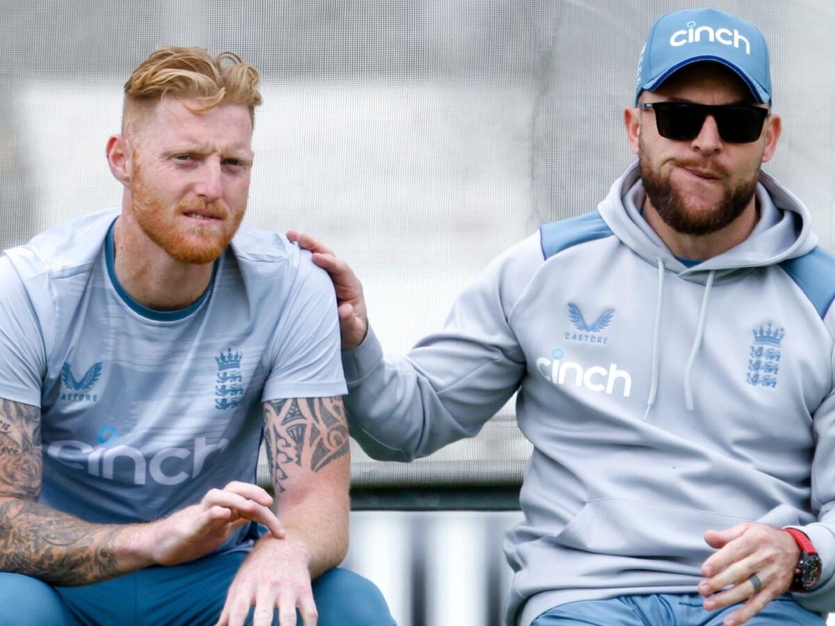 Ben Stokes and Brendon Mccullum