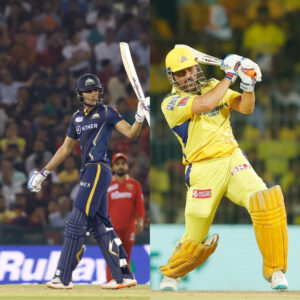 Shubman Gill and MS DHoni in IPL 2023