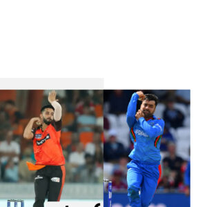 Mayank Markande and Rashid Khan