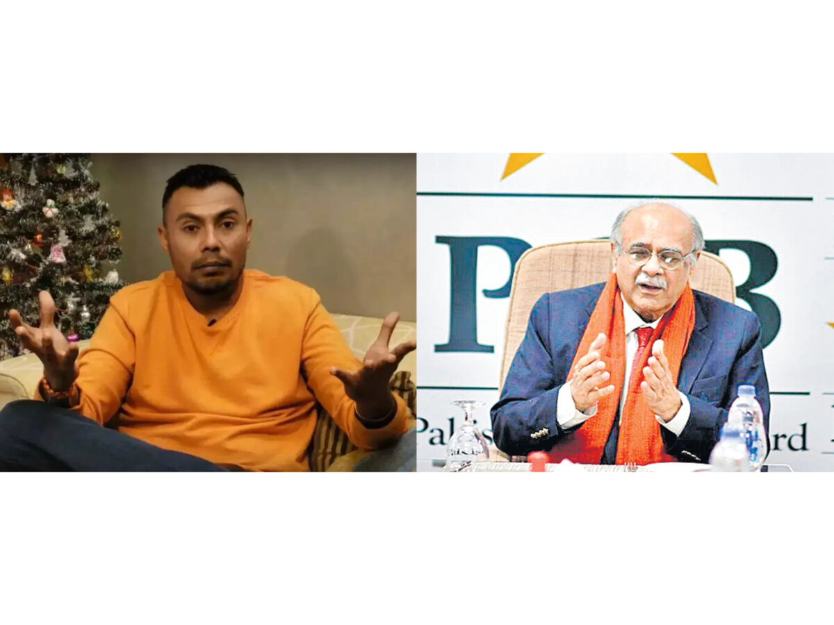 Danish Kaneria and Najam Sethi PCB chairman