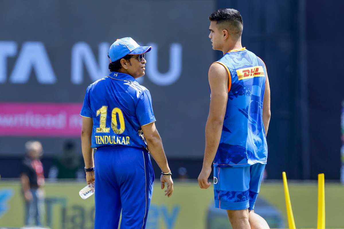 Sachin Tendulkar and Arjun Tendulkar