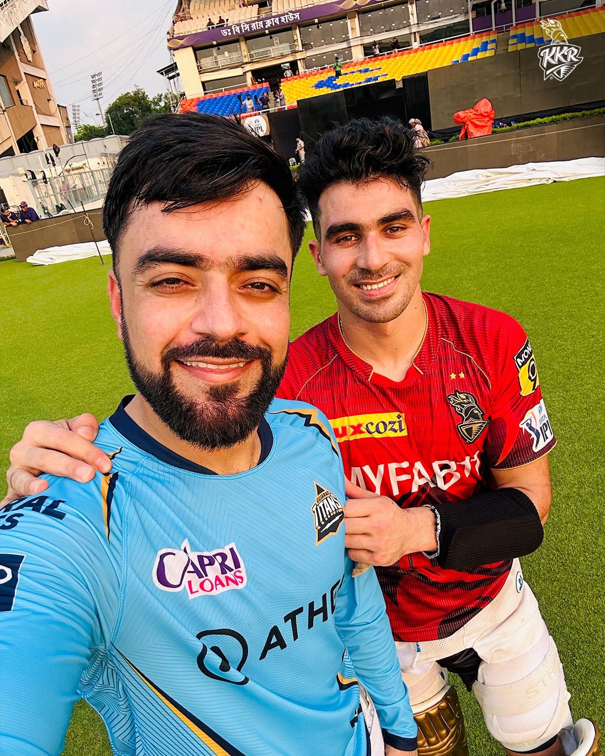 Rahmanullah Gurbaz and Rashid Khan