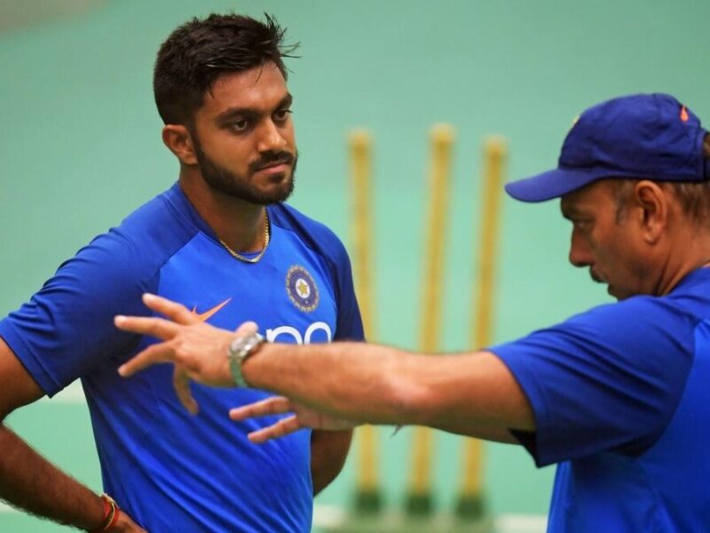 Ravi Shastri and Vijay Shankar