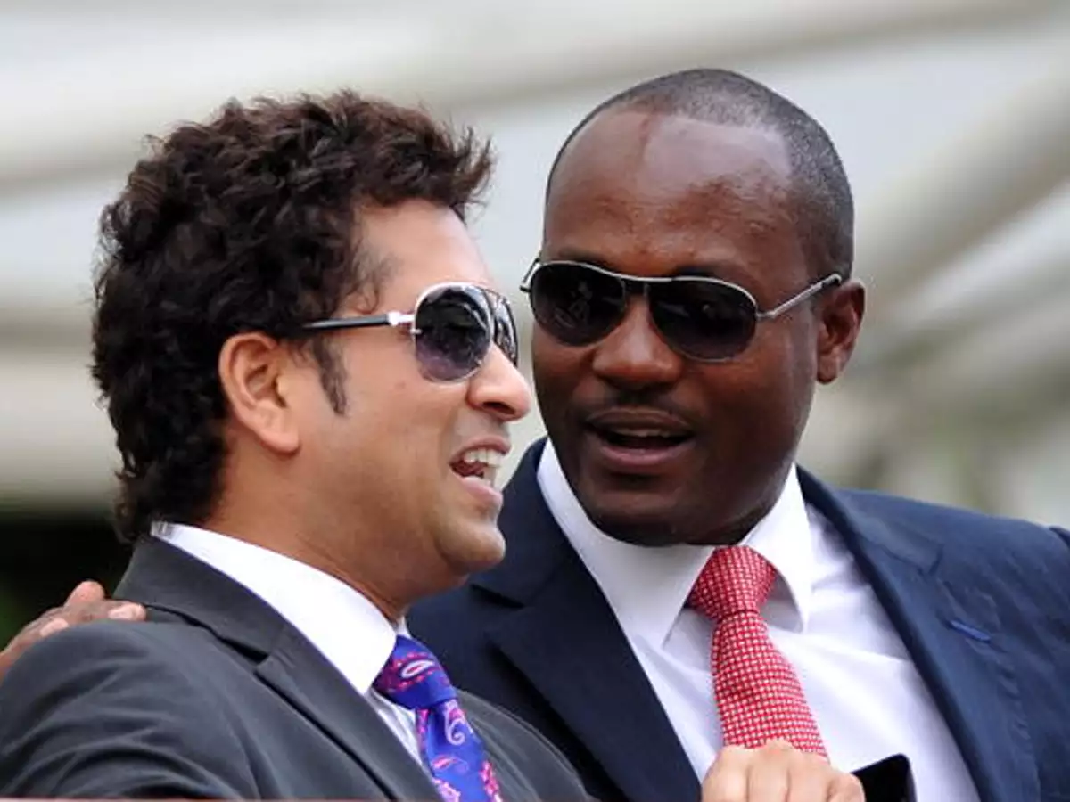 Sachin Tendulkar and Brian Lara