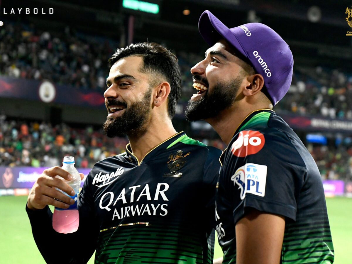 Virat Kohli and Mohammed Siraj