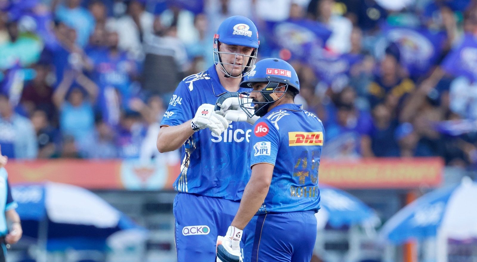 Cameron Green And Rohit Sharma