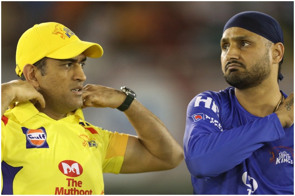 MS Dhoni And Harbhajan Singh