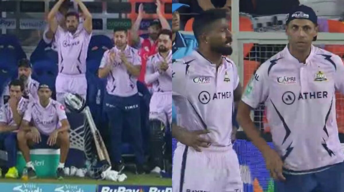 IPL 2023: Watch- Ashish Nehra Refuses To Celebrate Shubman Gill's Century; Engages In A Furious Argument With Hardik Following GT's Innings 1