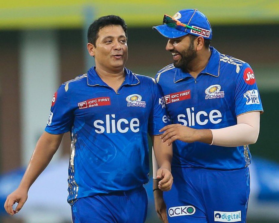 Piyush Chawla And Rohit Sharma