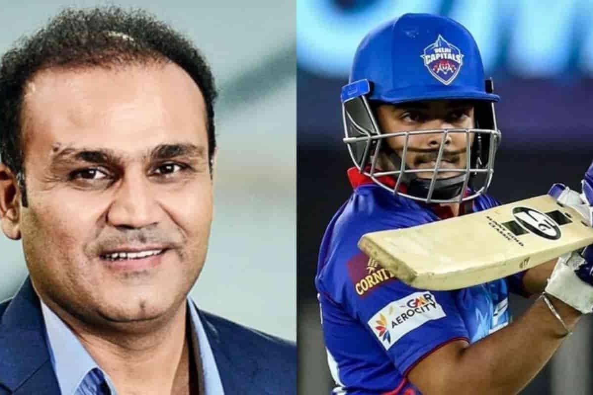 Virender Sehwag and Prithvi Shaw