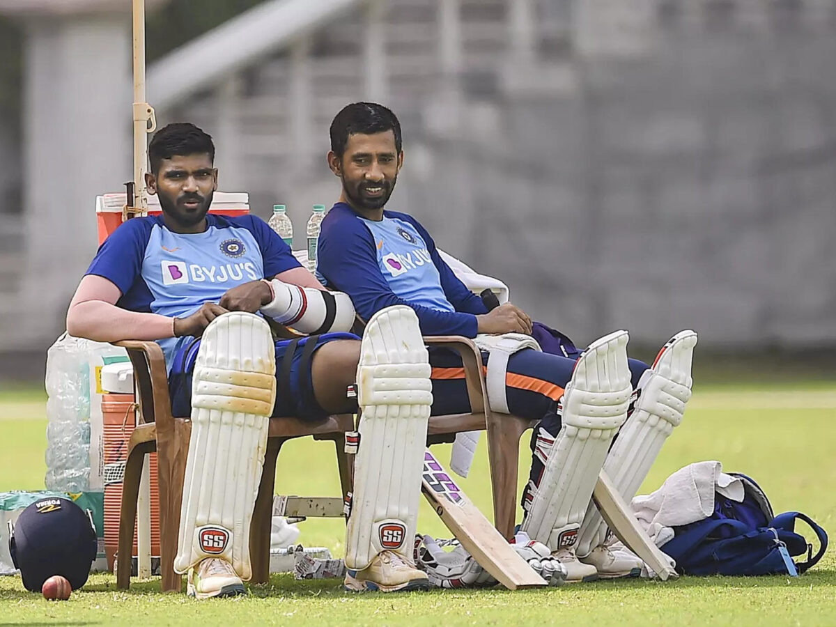 Wriddhiman Saha and KS Bharat