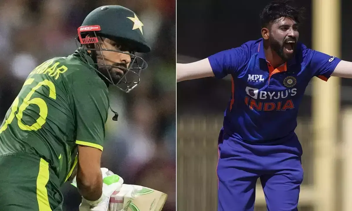 Babar Azam And Mohammed Siraj