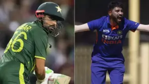 Babar Azam And Mohammed Siraj